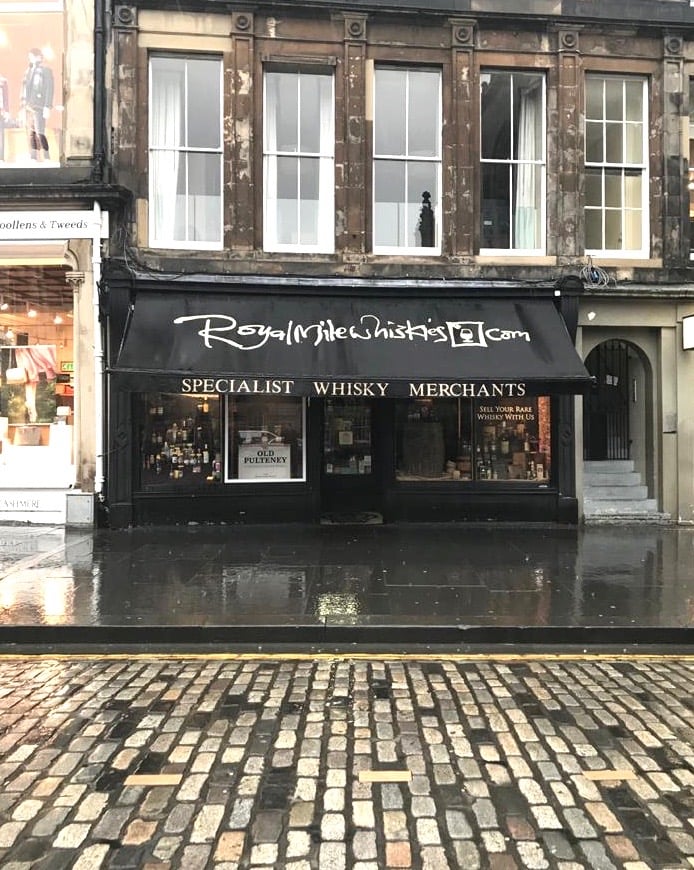Dormant's flagship Royal Mile Whiskies store